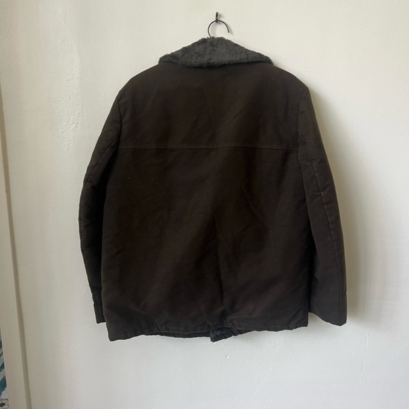 Vintage Men’s Faux Fur Hippie Coat 1970’s Boho Brown Men’s Jacket 70’s Boho Coat - Picture 6 of 9
